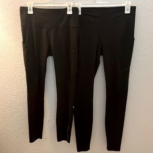 Lululemon Leggings Bundle Yoga Pants, Size 6, 2 Pairs, 28” inseam and 25” inseam